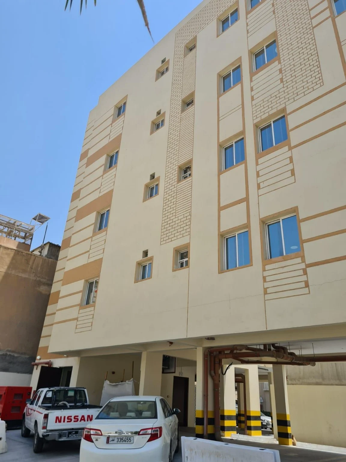 Multi-storey residential building exterior